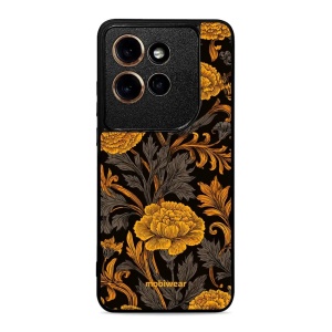 Lesklý kryt na mobil Motorola Edge 60 Neo - Mobiwear Glossy G173G, žlutá kvítka