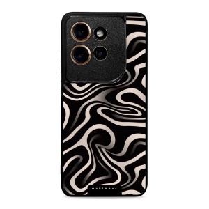 Lesklý kryt na mobil Motorola Edge 60 Neo - Mobiwear Glossy GA63G, vlnky a linky