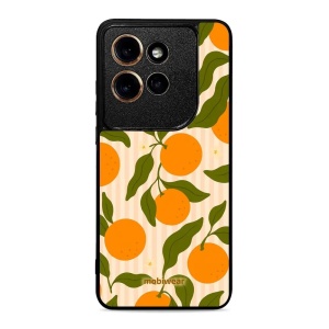 Lesklý kryt na mobil Motorola Edge 60 Neo - Mobiwear Glossy GP82G, pomeranče