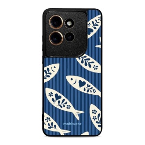 Lesklý kryt na mobil Motorola Edge 60 Neo - Mobiwear Glossy GP89G, rybky