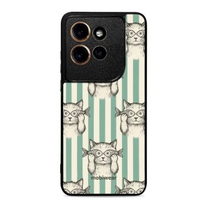 Lesklý kryt na mobil Motorola Edge 60 Neo - Mobiwear Glossy GP90G, číča ryby