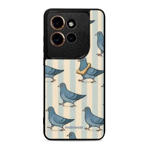 Lesklý kryt na mobil Motorola Edge 60 Neo - Mobiwear Glossy GP91G, holubi
