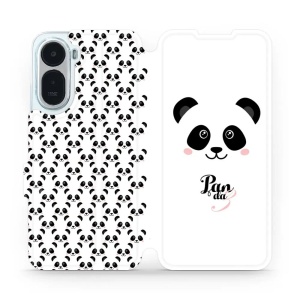 Flip pouzdro na mobil Xiaomi Redmi A7 Pro - Mobiwear M030P, panda Amálka