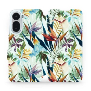 Flip pouzdro na mobil Xiaomi Redmi A7 Pro - Mobiwear M071P, flóra
