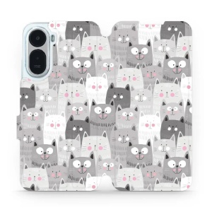 Flip pouzdro na mobil Xiaomi Redmi A7 Pro - Mobiwear M099P, kočičky