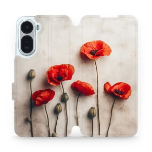 Flip pouzdro na mobil Xiaomi Redmi A7 Pro - Mobiwear VP42S, vlčí máky