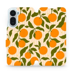 Flip pouzdro na mobil Xiaomi Redmi A7 Pro - Mobiwear VP82S, pomeranče