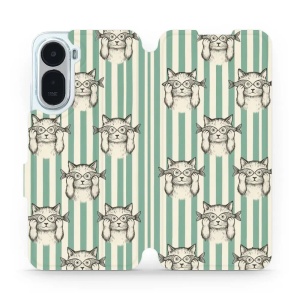 Flip pouzdro na mobil Xiaomi Redmi A7 Pro - Mobiwear VP90S, číča ryby
