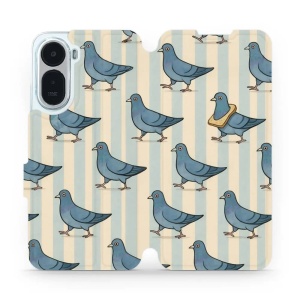 Flip pouzdro na mobil Xiaomi Redmi A7 Pro - Mobiwear VP91S, holubi
