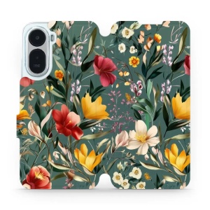 Flip pouzdro na mobil Xiaomi Redmi A7 Pro - Mobiwear VP71S, na zelené louce