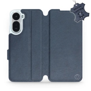 Kožené flip pouzdro na mobil Xiaomi Redmi A7 Pro - Mobiwear - modré