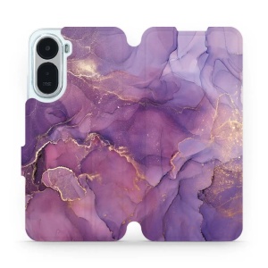Flip pouzdro na mobil Xiaomi Redmi A7 Pro - Mobiwear VP20S, fialový mramor