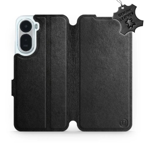 Kožené flip pouzdro na mobil Xiaomi Redmi A7 Pro - Mobiwear - černé