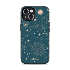 Lesklý kryt Mobiwear Glossy - Apple iPhone 15 - G047G - Magický vesmír