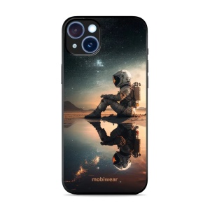 Lesklý kryt Mobiwear Glossy - Apple iPhone 15 Plus - G003G Astronaut na samotce