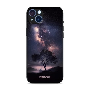 Lesklý kryt Mobiwear Glossy - Apple iPhone 15 Plus - G005G Strom s galaxií