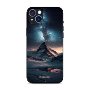 Lesklý kryt Mobiwear Glossy - Apple iPhone 15 Plus - G006G Hora s hvězdnou oblohou