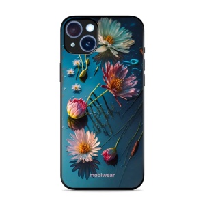 Lesklý kryt Mobiwear Glossy - Apple iPhone 15 Plus - G013G Květy na hladině