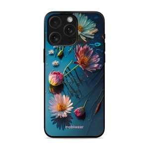 Lesklý kryt Mobiwear Glossy - Apple iPhone 15 Pro - G013G Květy na hladině