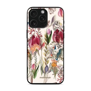 Lesklý kryt Mobiwear Glossy - Apple iPhone 15 Pro - G031G - Rozkvetlá louka