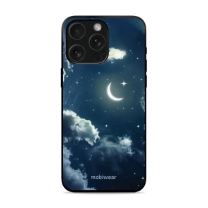 Lesklý kryt Mobiwear Glossy - Apple iPhone 15 Pro - G048G - Noční obloha