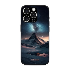 Lesklý kryt Mobiwear Glossy - Apple iPhone 15 Pro Max - G006G Hora s hvězdnou oblohou