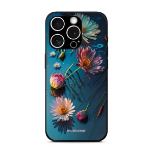 Lesklý kryt Mobiwear Glossy - Apple iPhone 15 Pro Max - G013G Květy na hladině