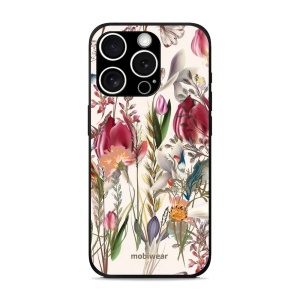 Lesklý kryt Mobiwear Glossy - Apple iPhone 15 Pro Max - G031G - Rozkvetlá louka