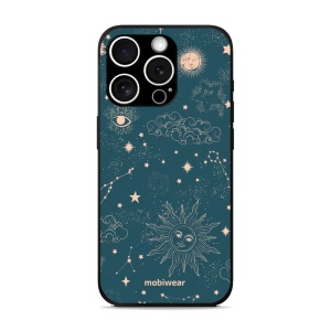 Lesklý kryt Mobiwear Glossy - Apple iPhone 15 Pro Max - G047G - Magický vesmír