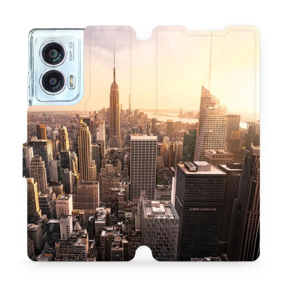 Flipové pouzdro Mobiwear - Motorola Edge 50 Fusion - M138P New York