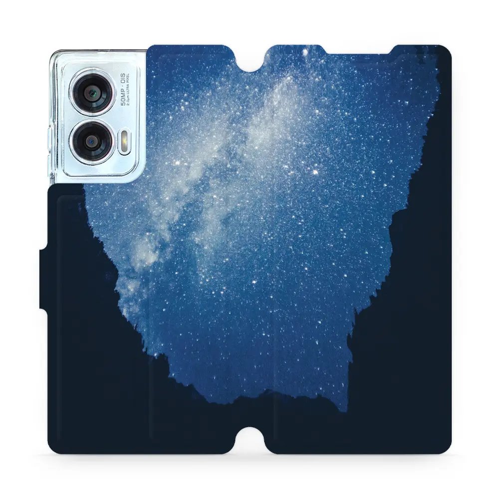 Flipové pouzdro Mobiwear - Motorola Edge 50 Fusion - M146P Galaxie