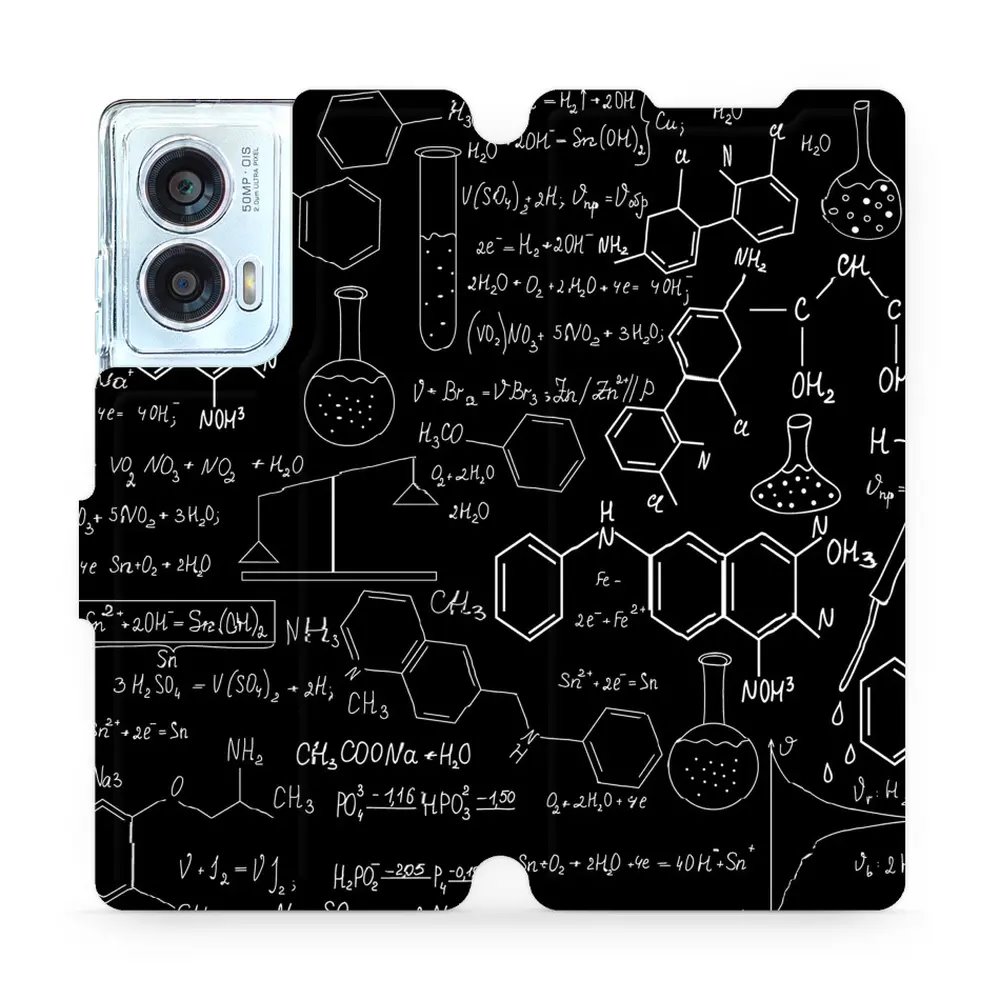 Flipové pouzdro Mobiwear - Motorola Edge 50 Fusion - V060P Vzorečky
