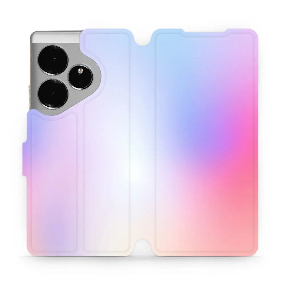 Flipové pouzdro Mobiwear - Realme GT 6 5G - VP65S Nachový odstín