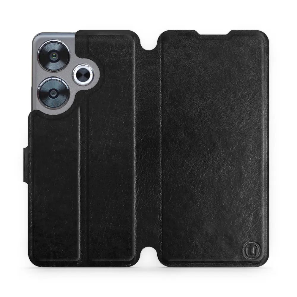 Flipové pouzdro Mobiwear - Xiaomi Poco F6 5G - Černé a šedé
