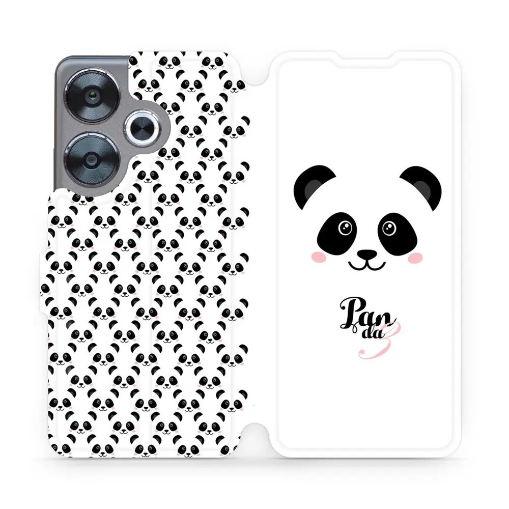 Flipové pouzdro Mobiwear - Xiaomi Poco F6 5G - M030P Panda Amálka
