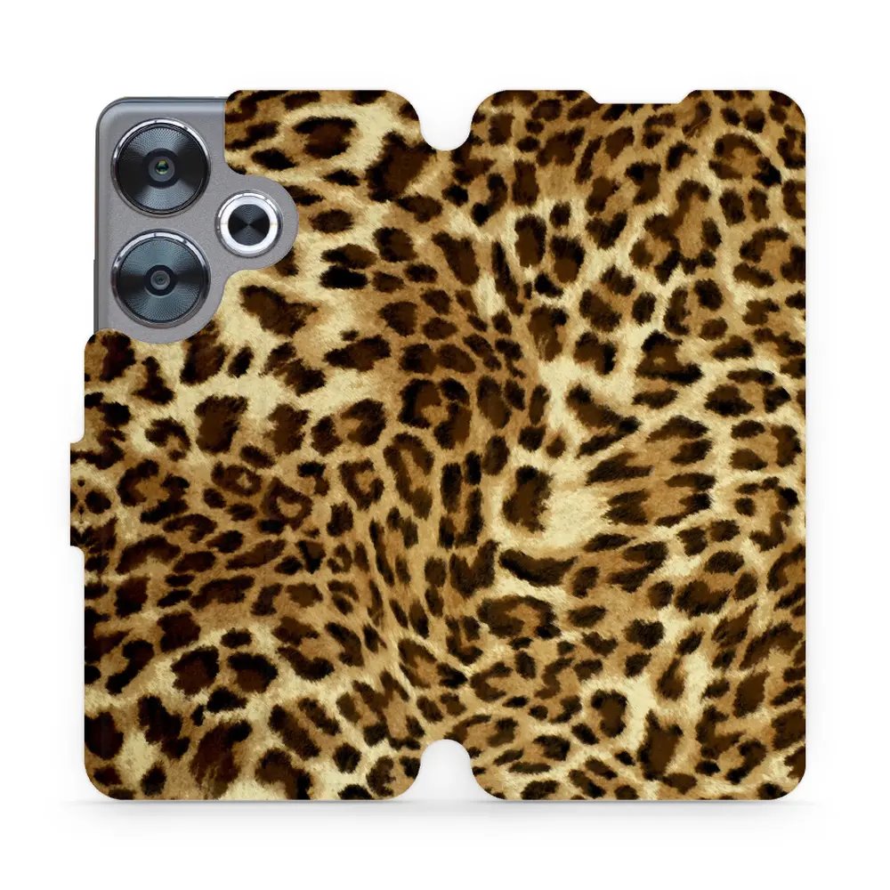 Flipové pouzdro Mobiwear - Xiaomi Poco F6 5G - VA33P Leopardí vzor