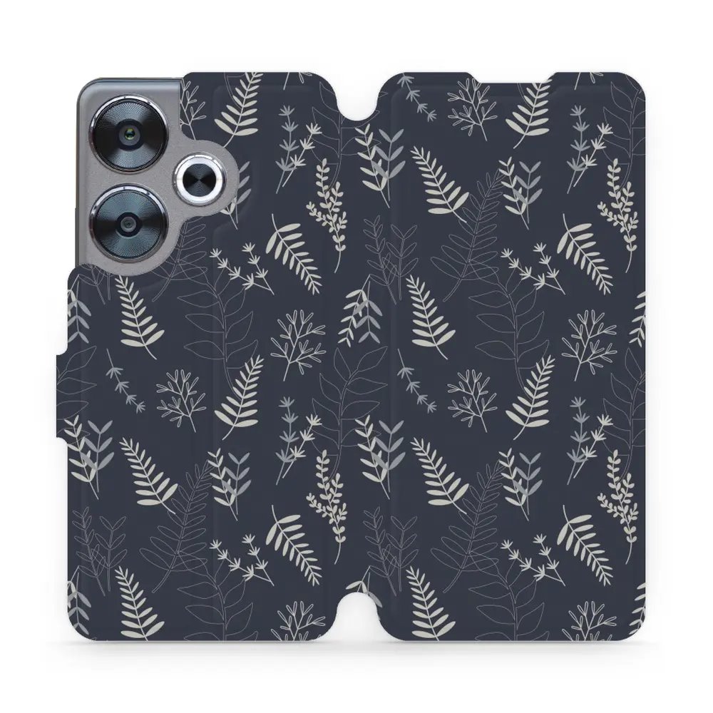 Flipové pouzdro Mobiwear - Xiaomi Poco F6 5G - VP15S Kapradiny