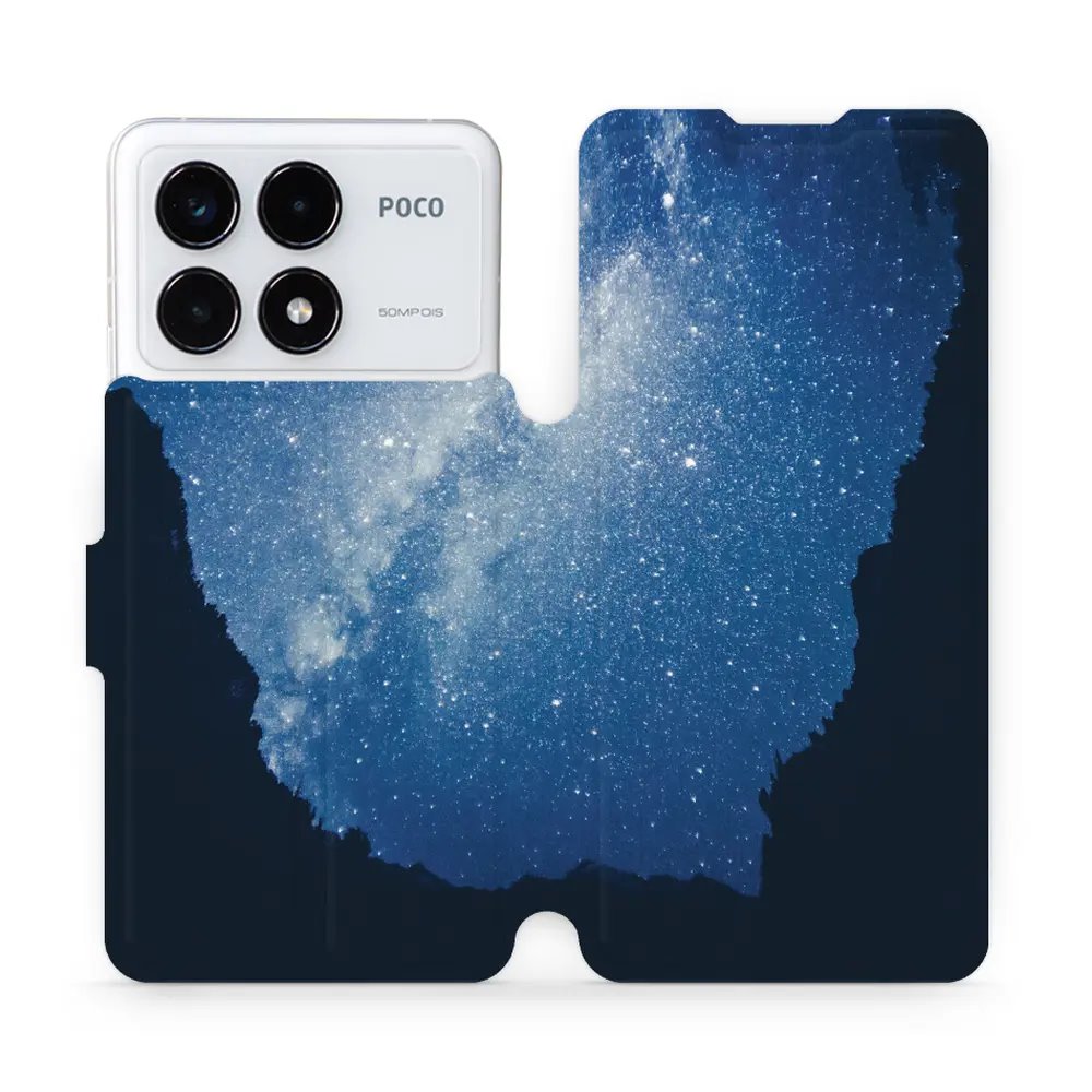 Flipové pouzdro Mobiwear - Xiaomi Poco F6 Pro 5G - M146P Galaxie