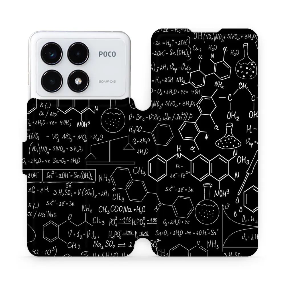 Flipové pouzdro Mobiwear - Xiaomi Poco F6 Pro 5G - V060P Vzorečky