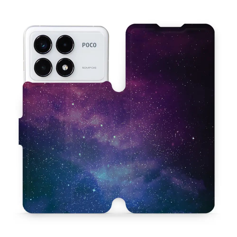 Flipové pouzdro Mobiwear - Xiaomi Poco F6 Pro 5G - V147P Mlhovina