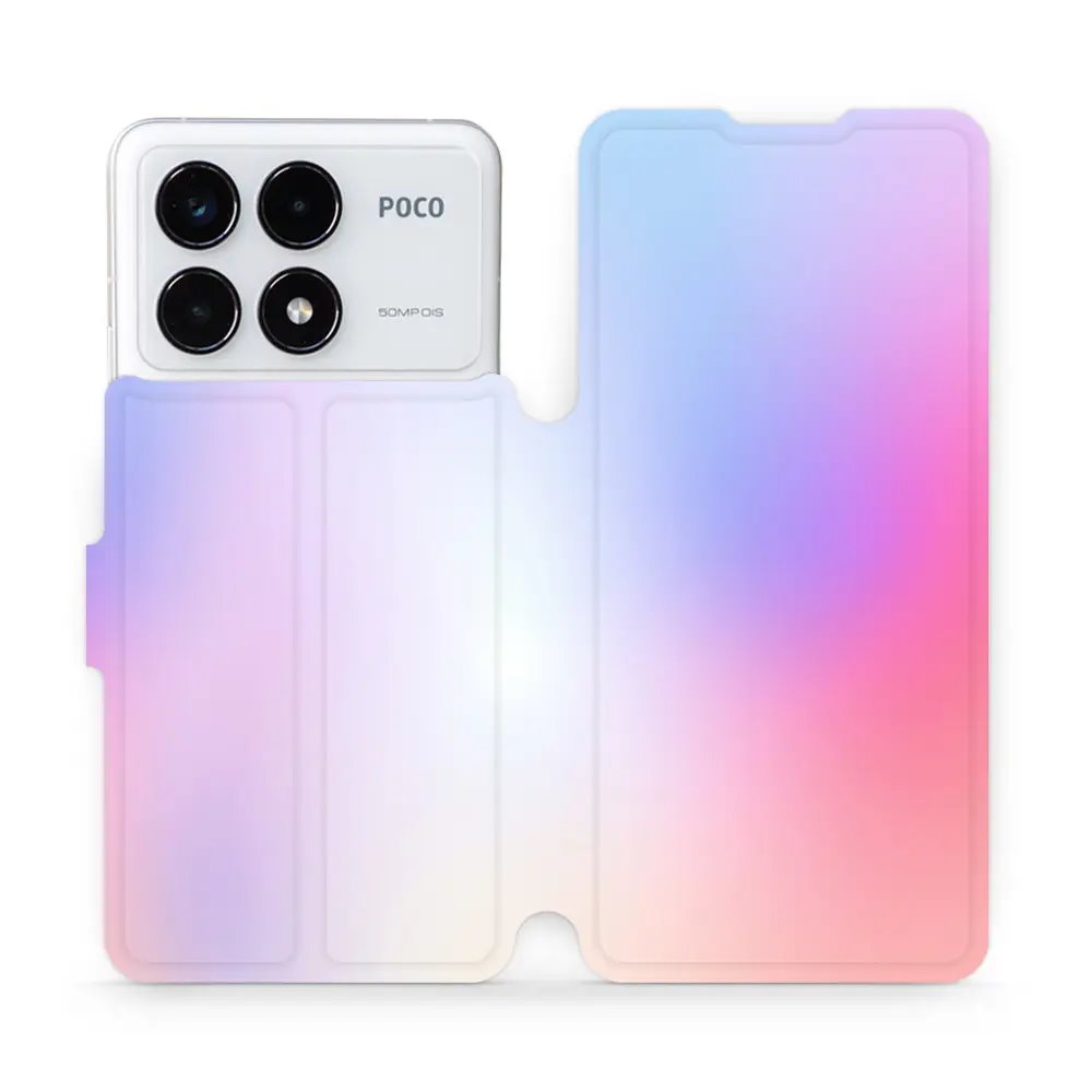 Flipové pouzdro Mobiwear - Xiaomi Poco F6 Pro 5G - VP65S Nachový odstín
