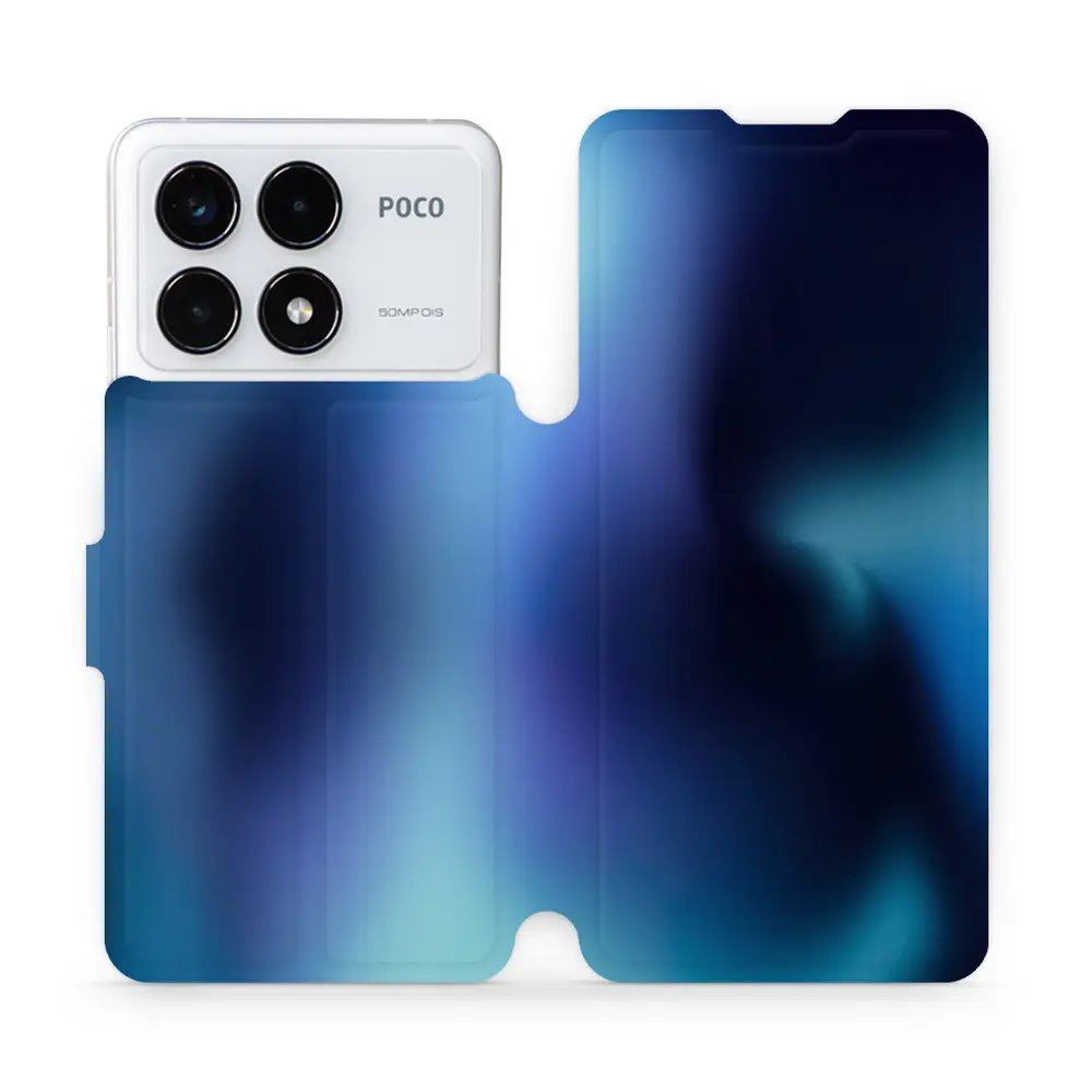 Flipové pouzdro Mobiwear - Xiaomi Poco F6 Pro 5G - VP68S Modrý odstín