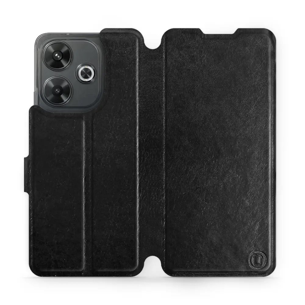 Flipové pouzdro Mobiwear - Xiaomi Redmi 13 - Černé a šedé