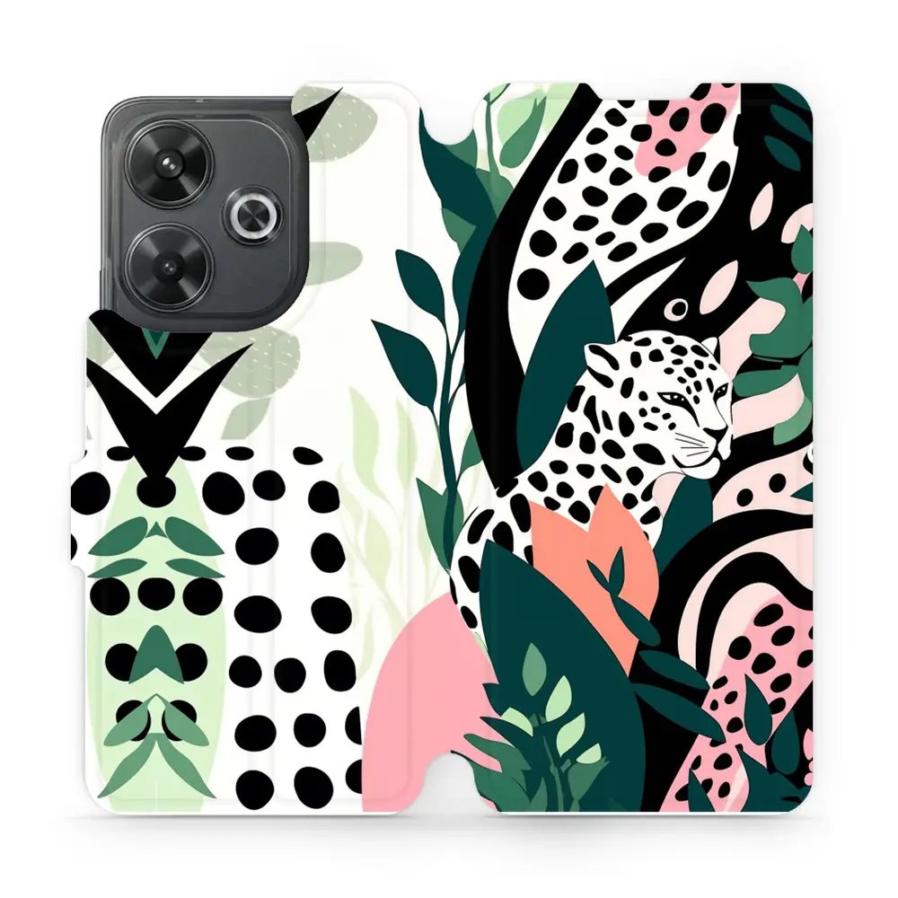 Flipové pouzdro Mobiwear - Xiaomi Redmi 13 - VP53S Levhart