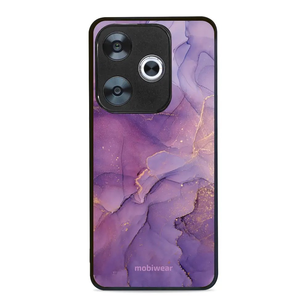 Lesklý kryt Mobiwear Glossy - Xiaomi Poco F6 5G - G050G - Fialový mramor
