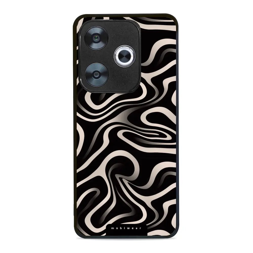 Lesklý kryt Mobiwear Glossy - Xiaomi Poco F6 5G - GA63G Vlnky a linky