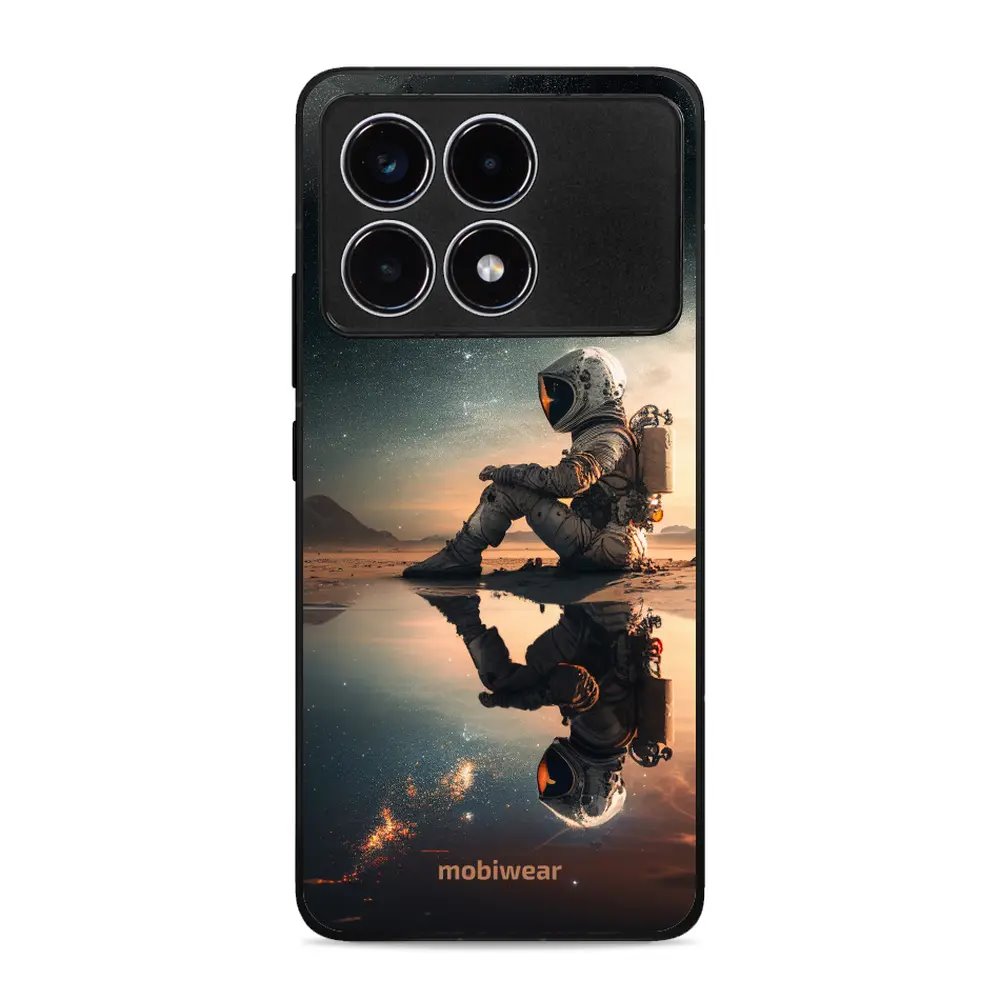Lesklý kryt Mobiwear Glossy - Xiaomi Poco F6 Pro 5G - G003G Astronaut na samotce