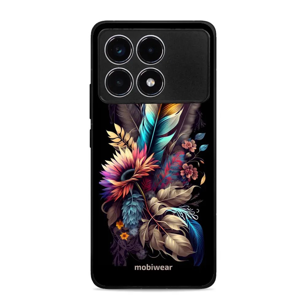 Lesklý kryt Mobiwear Glossy - Xiaomi Poco F6 Pro 5G - G011G Kytice s pírkem