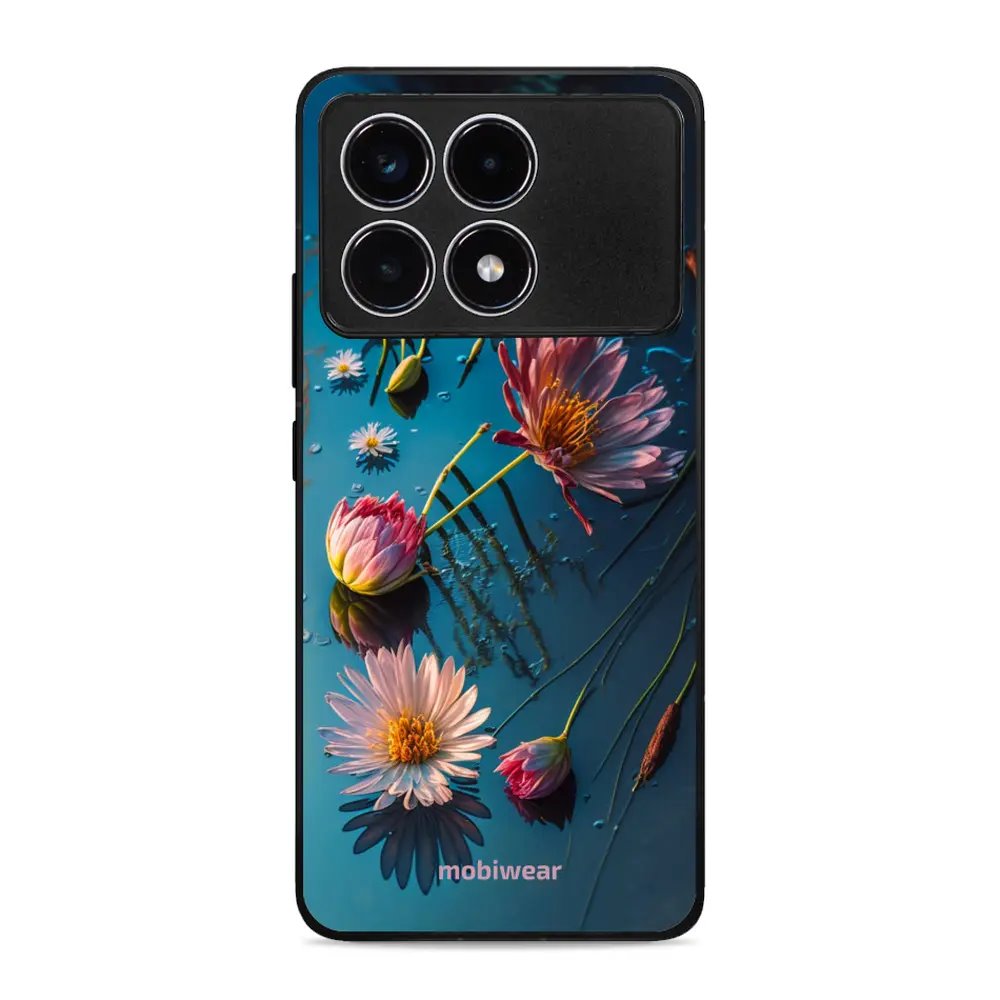Lesklý kryt Mobiwear Glossy - Xiaomi Poco F6 Pro 5G - G013G Květy na hladině