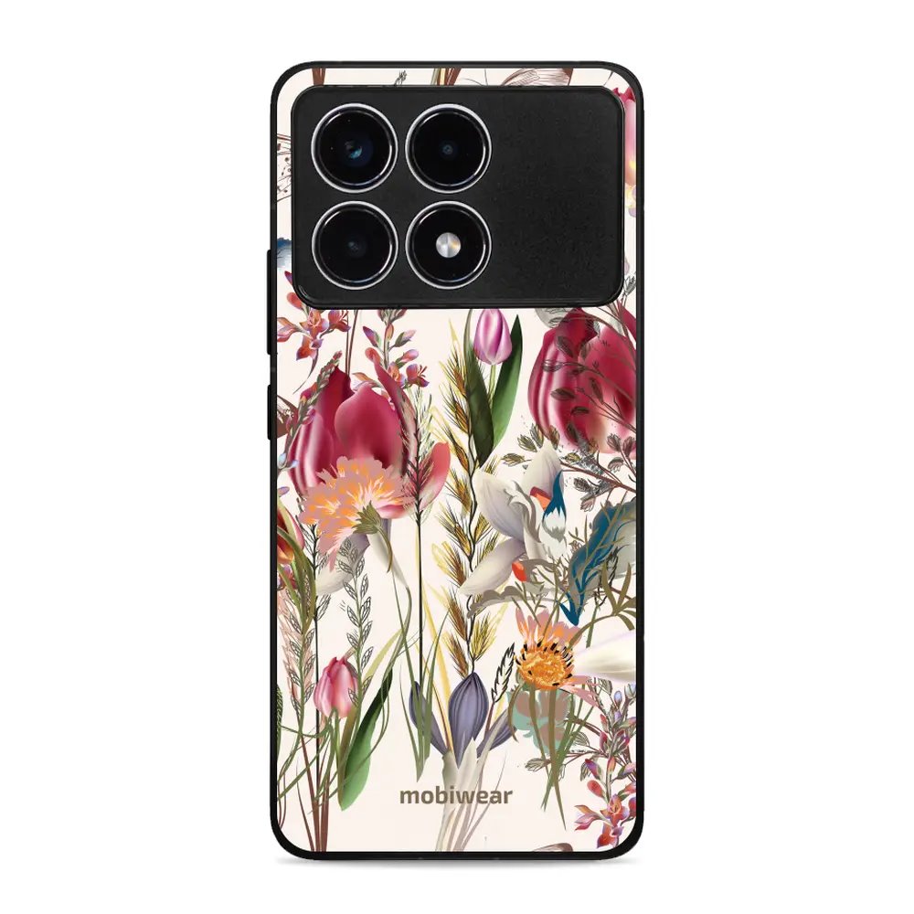 Lesklý kryt Mobiwear Glossy - Xiaomi Poco F6 Pro 5G - G031G - Rozkvetlá louka